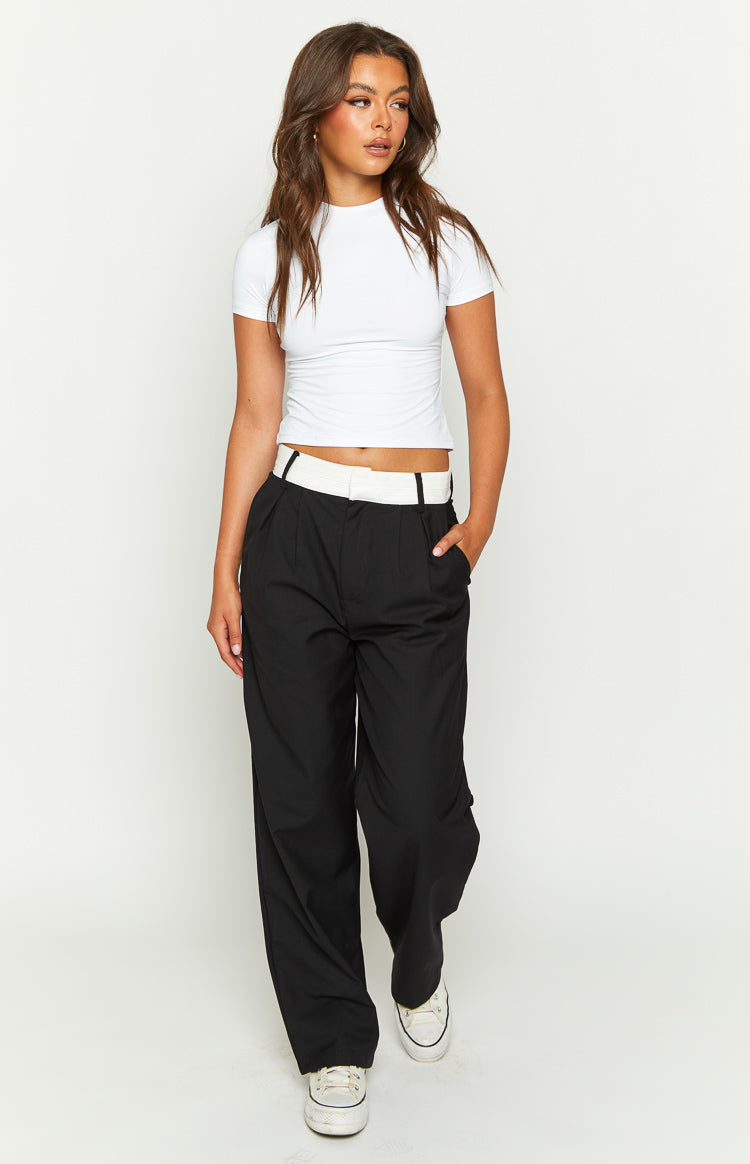 Zion Black Waist Pant