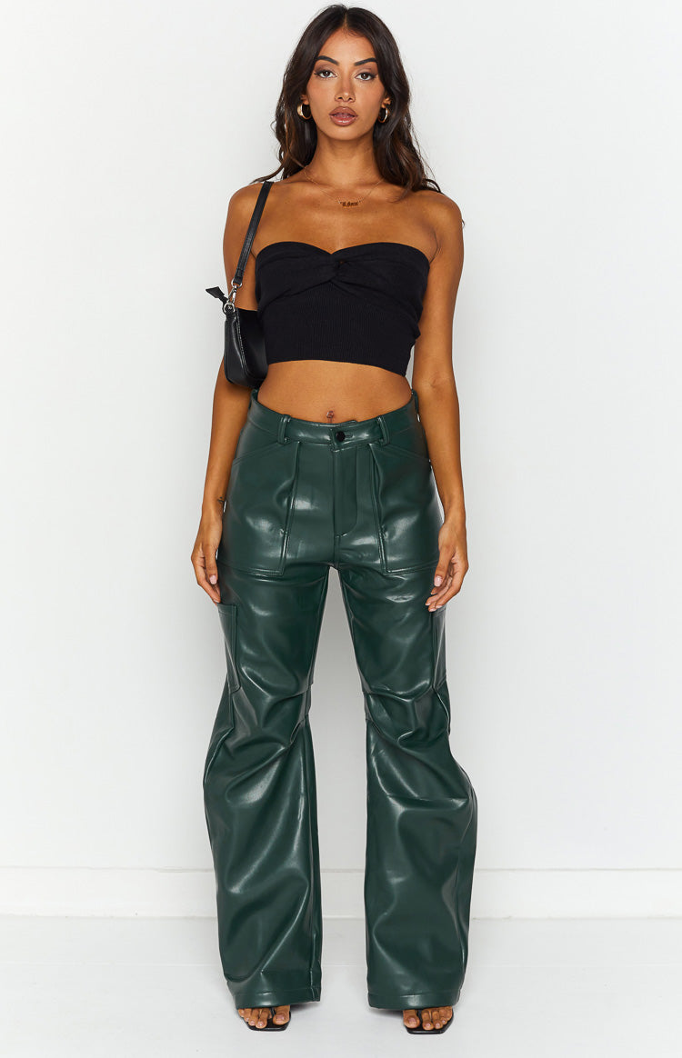 Lioness Miami Vice Moss PU Pants