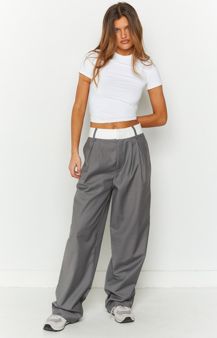 Zion Grey Waist Pant