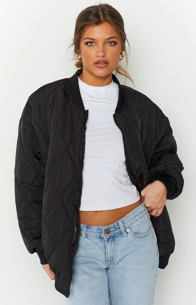 Ramona Black Puffer Jacket