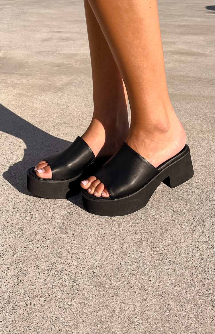 Therapy Tyra Black Platform Heels