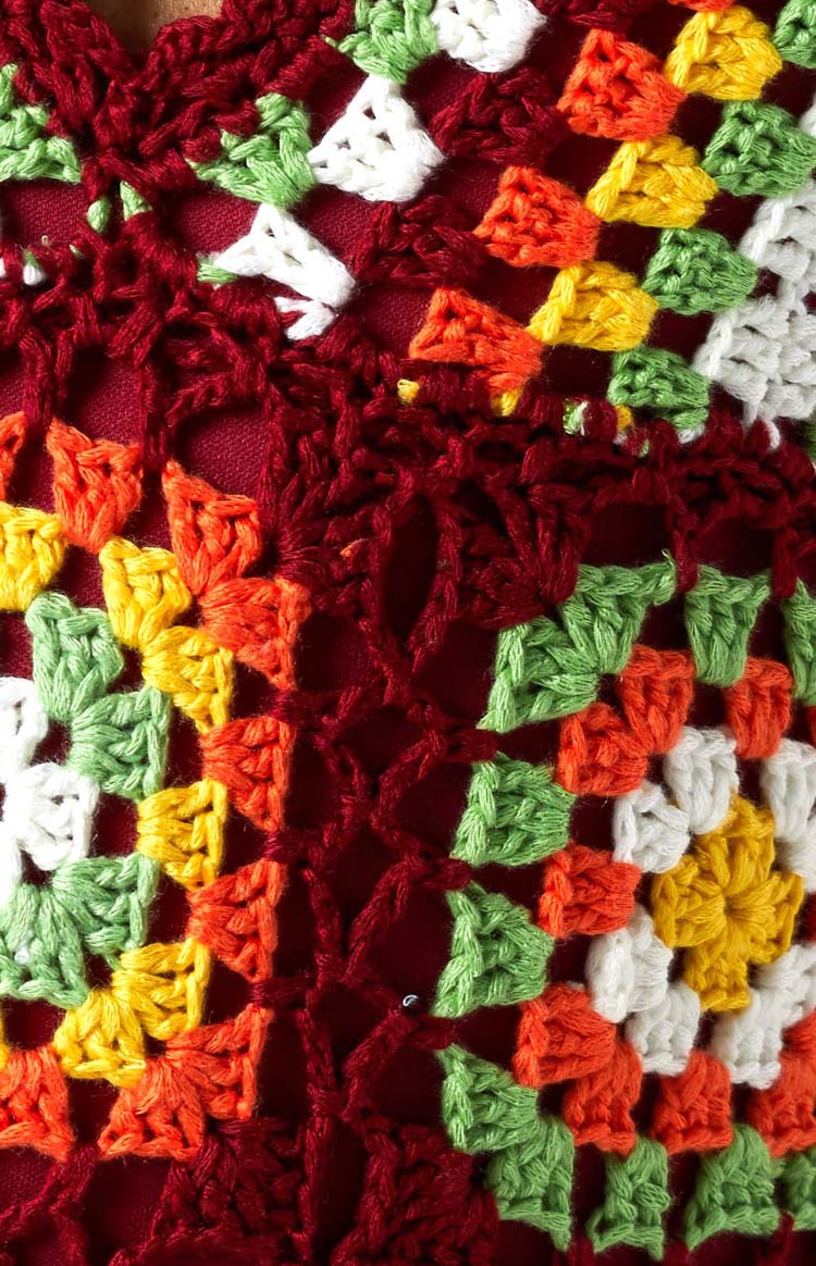 Harmon Crochet Dress Multi