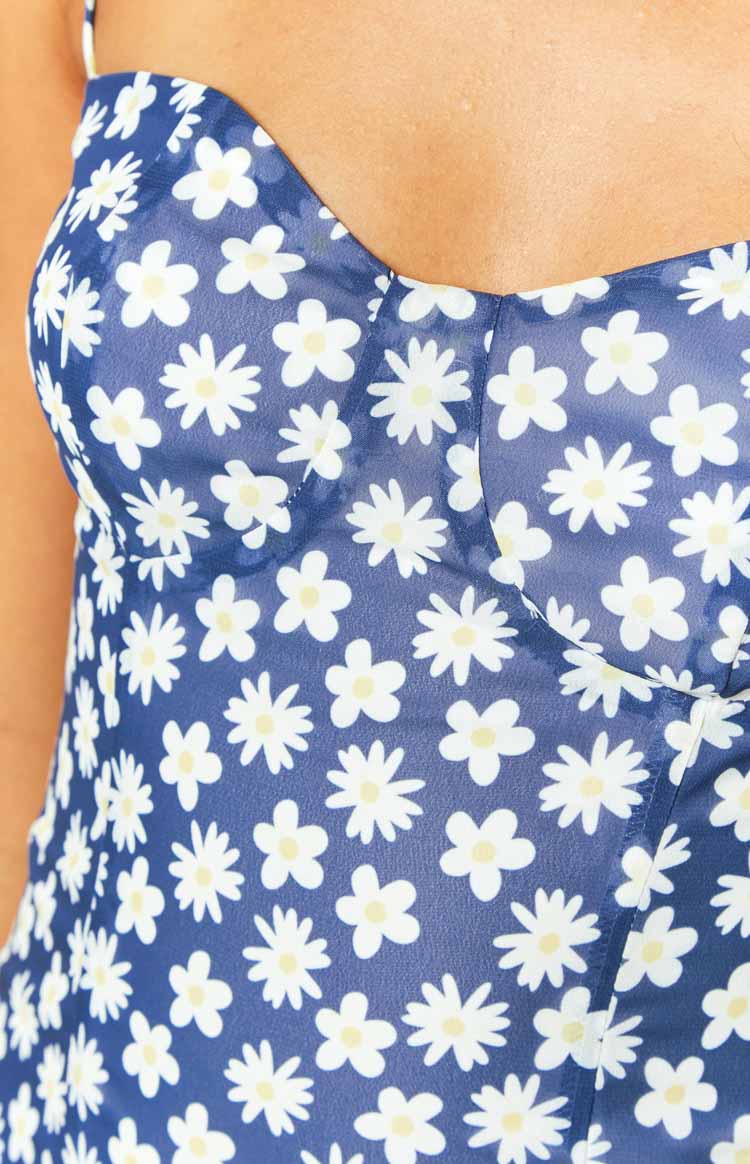 Penny Blue Floral Mini Dress