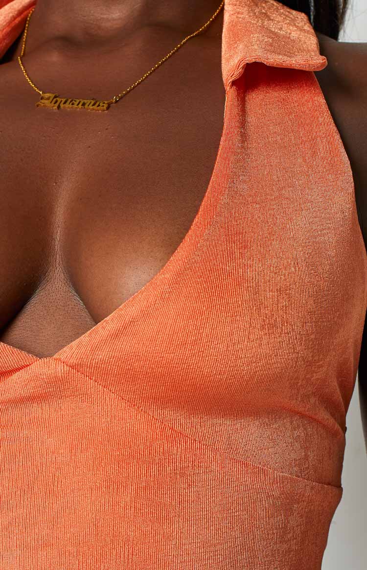 Sestra Orange Halter Top