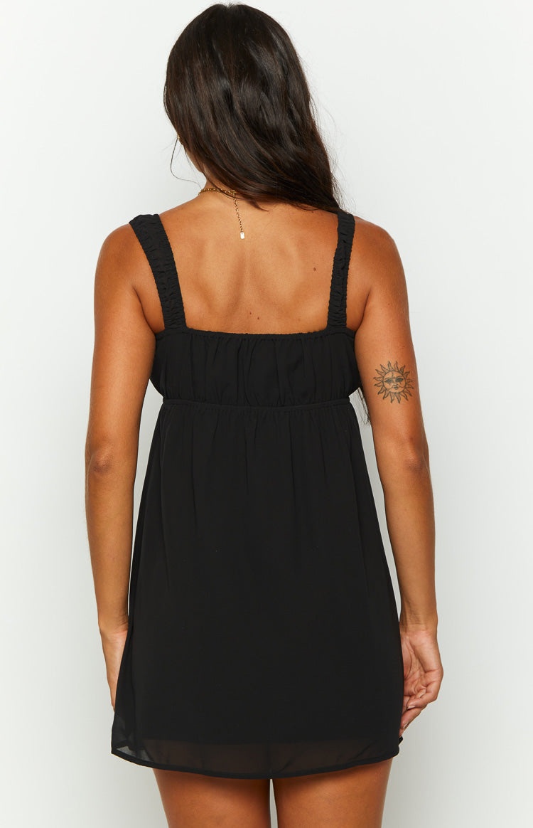 Brooke Black Mini Dress