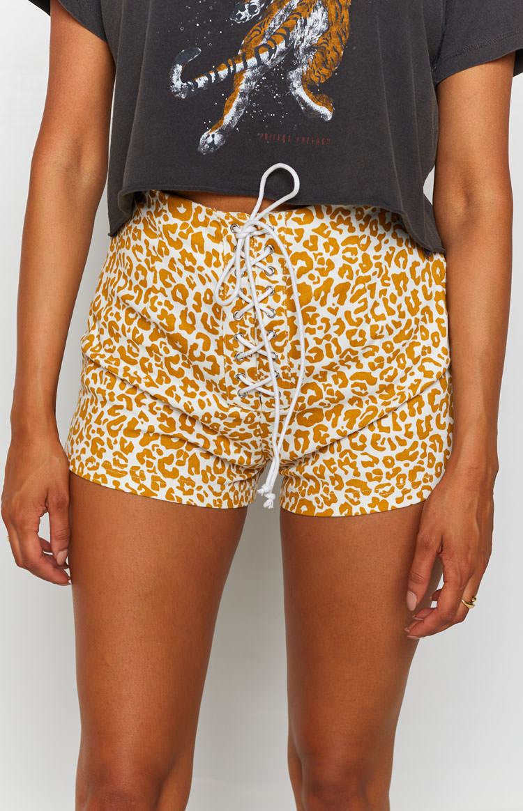 Schools Out Shorts Leopard