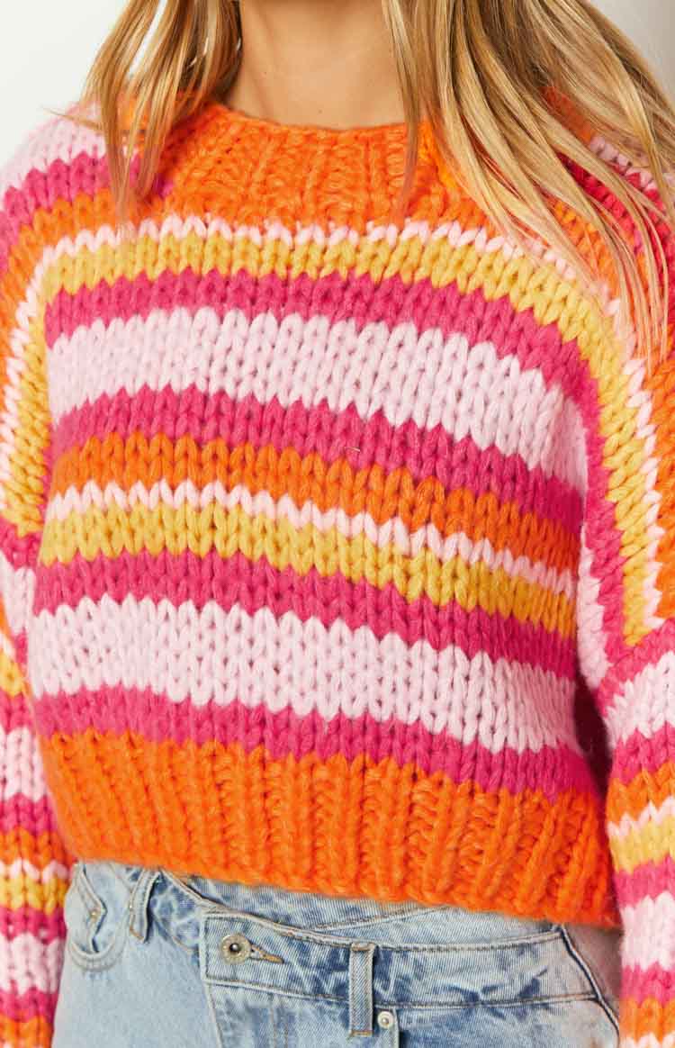 Belmont Pink Stripe Sweater