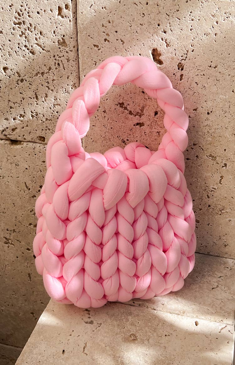 Marta Pink Crochet Bag