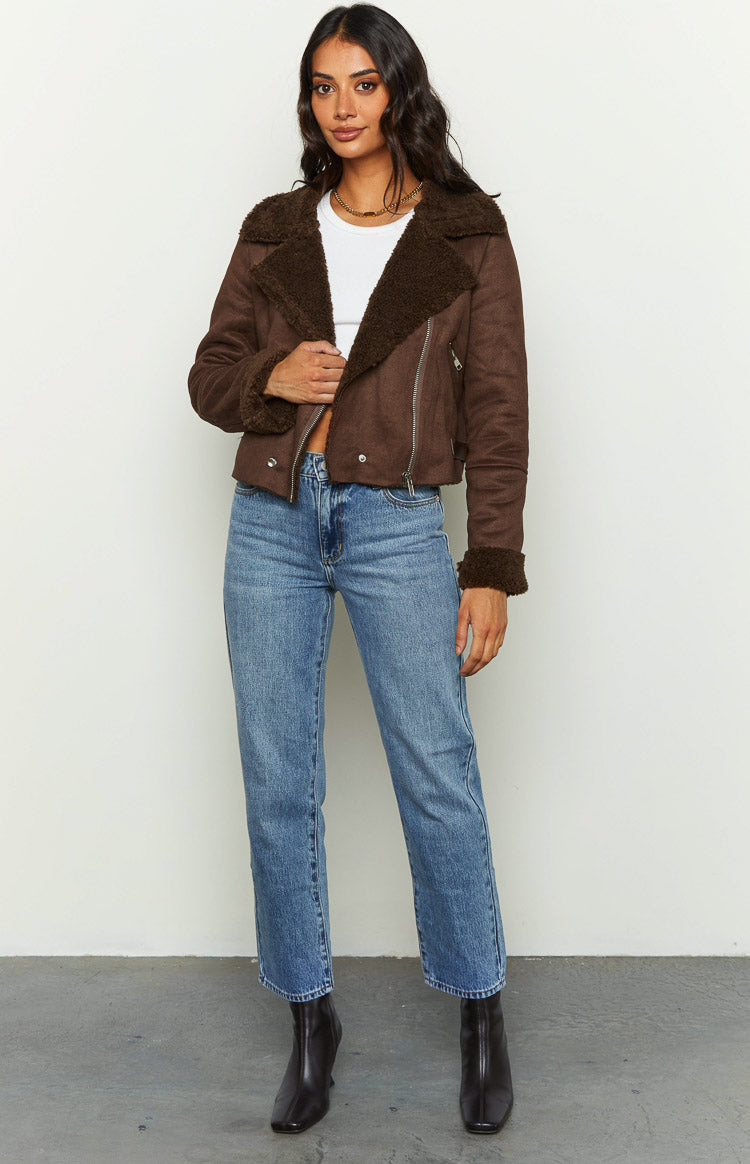 Force Brown Sherpa Jacket