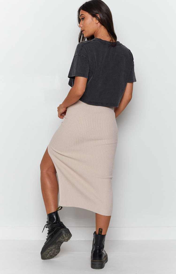 Laurena Midi Skirt Pearl