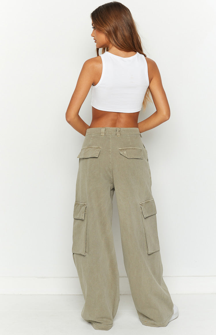 Helley Khaki Cargo Pants