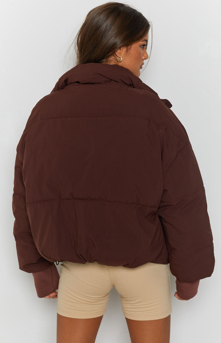 Remi Puffer Jacket Chocolate
