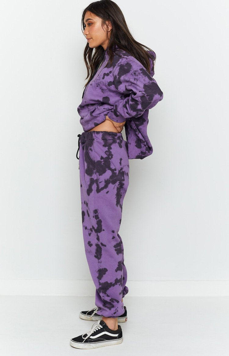 Nana Judy Avenue Trackpant Violet Tie Dye