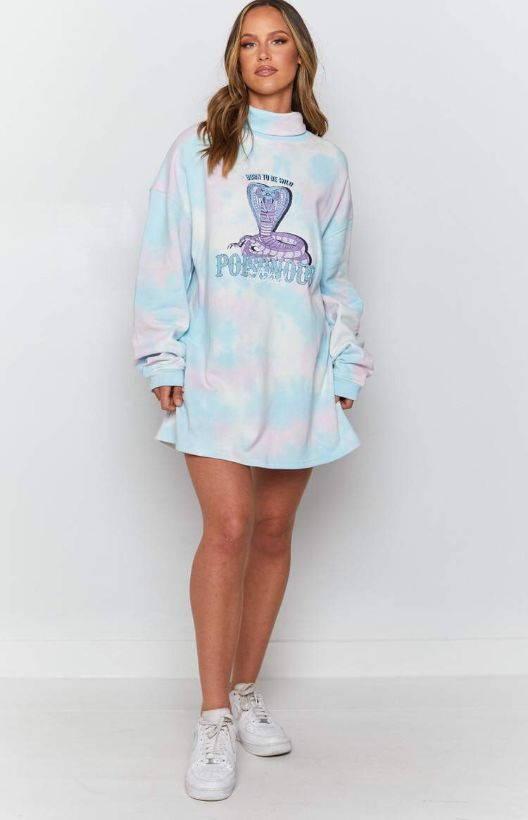 All or Nothing Dress Poison Cloud