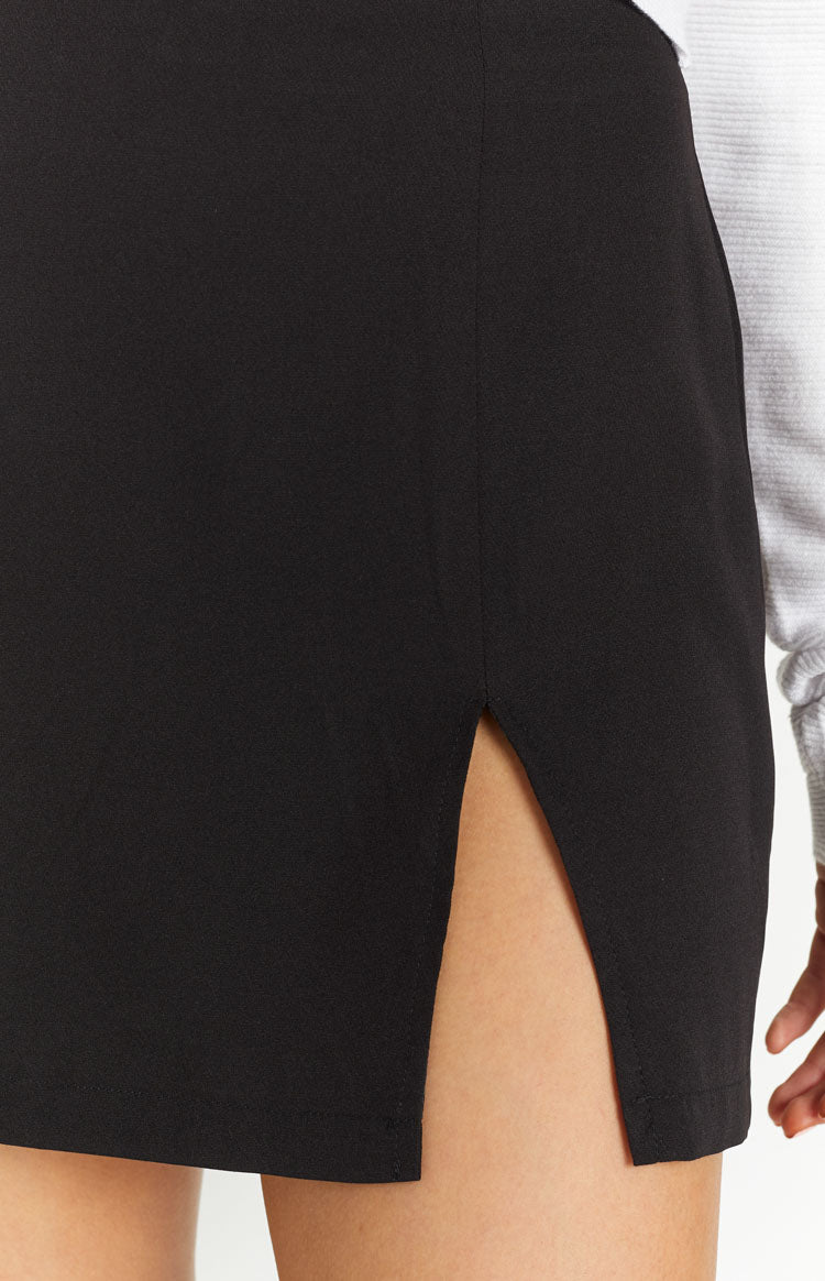 Allure Black Mini Skirt