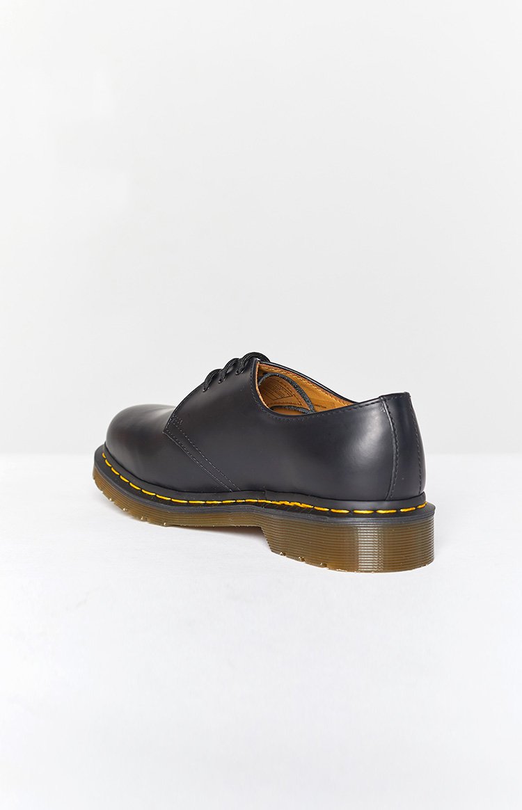 Dr. Martens DMC Black Smooth Leather Shoes