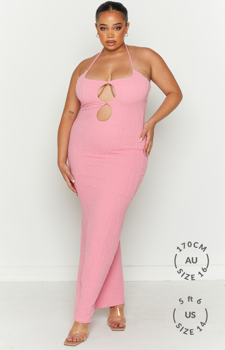 Mandy Pink Maxi Dress