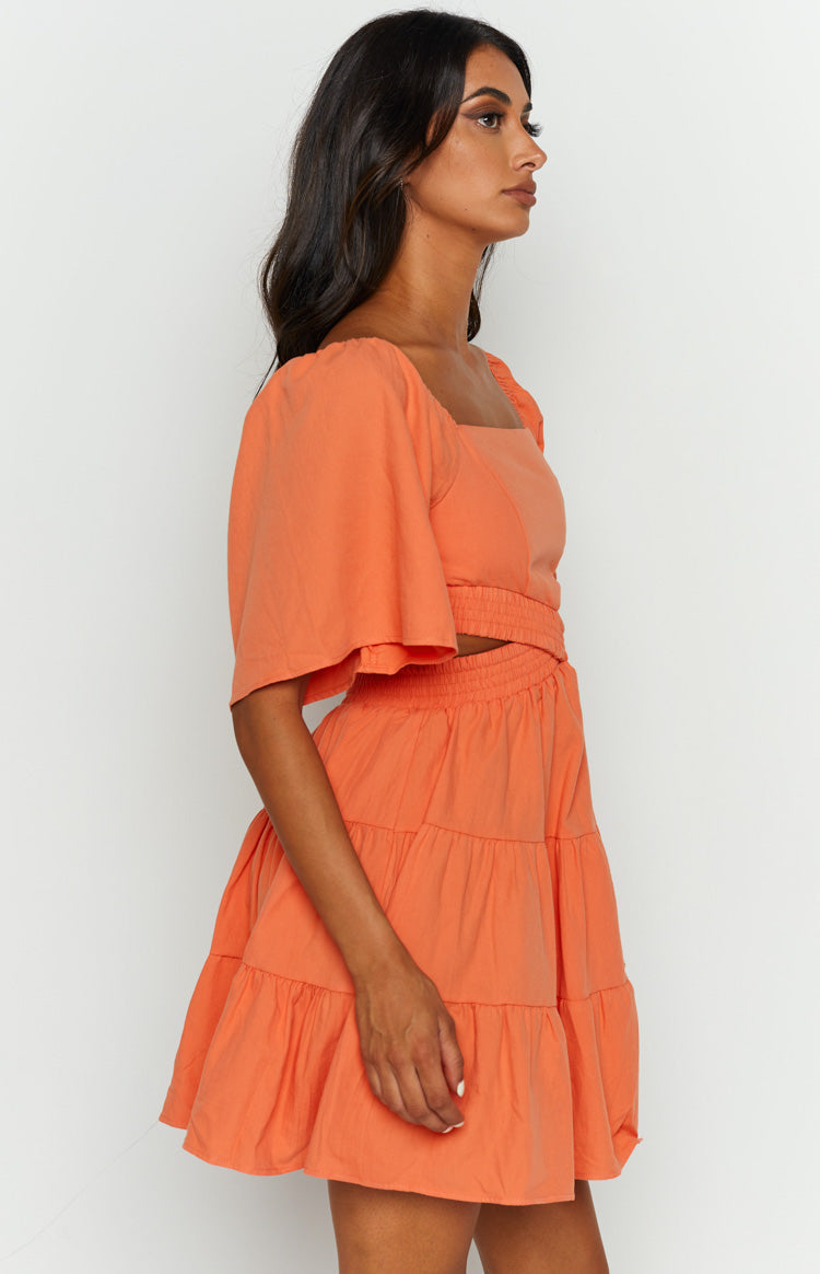 Annemaree Orange Mini Dress