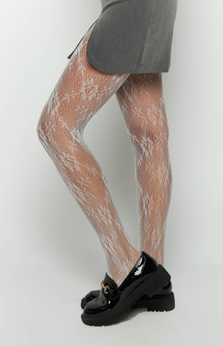 Lolita White Lace Stockings