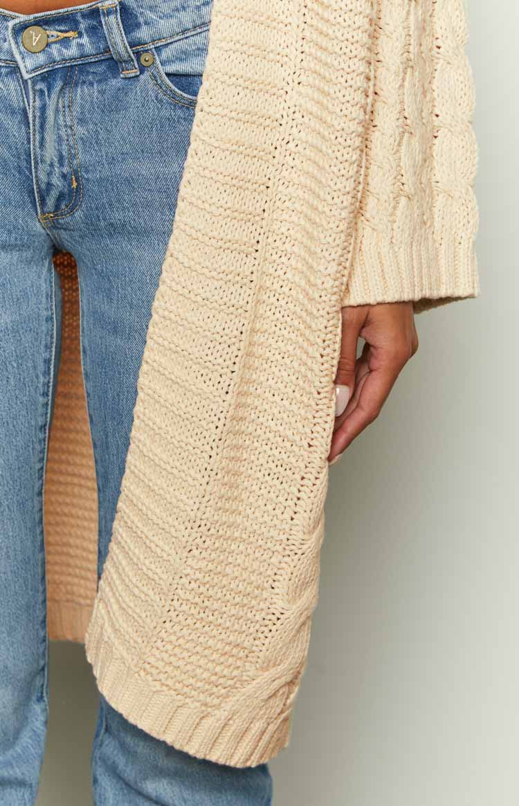 Shanda Cream Knit Cardigan