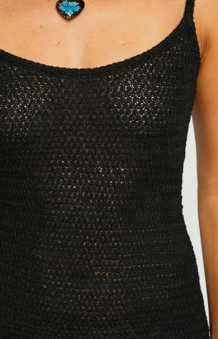 Ezra Black Maxi Dress