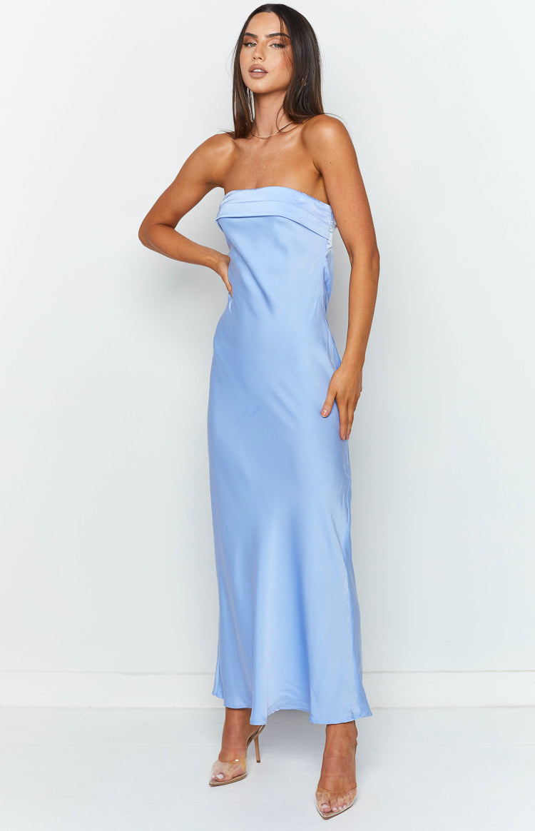 Maiah Blue Maxi Dress