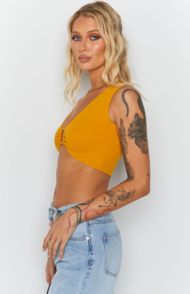 Sloanne Crop Top Mango