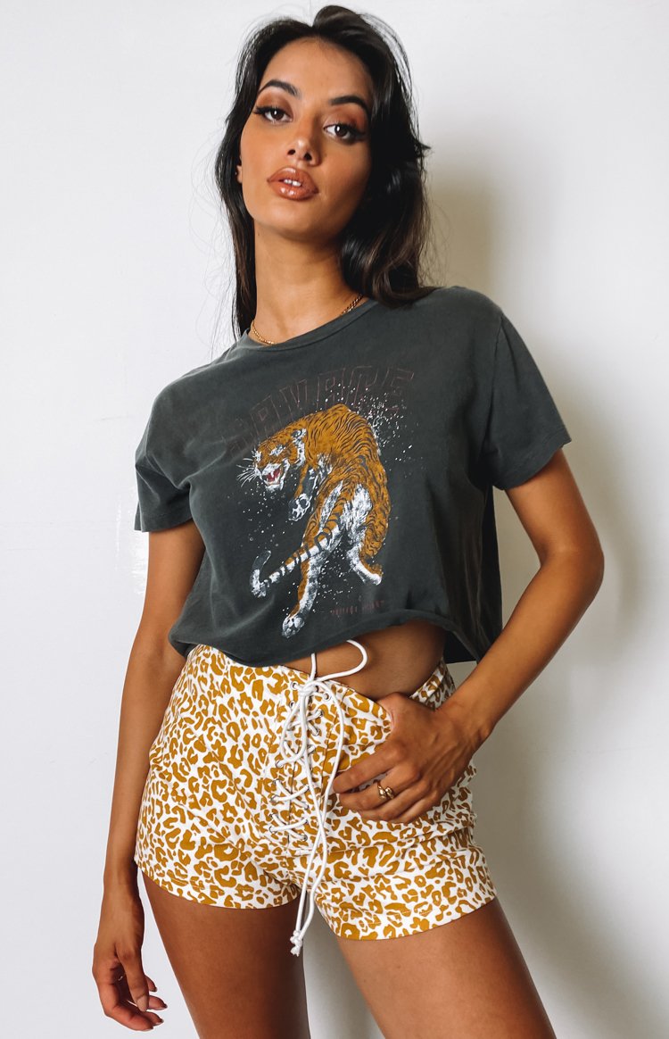 Schools Out Shorts Leopard