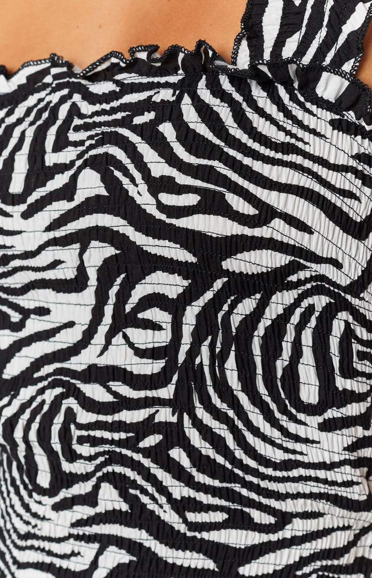 SNDYS Tina Animal Dress Zebra