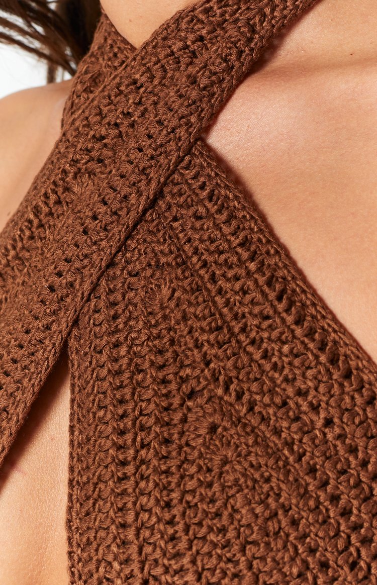 Whitsundays Crop Top Chocolate