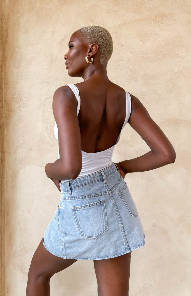 Aubrey White Bodysuit