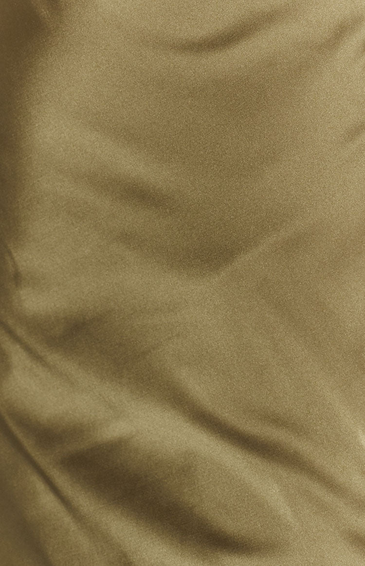 Come and Get It Olive Party Dress