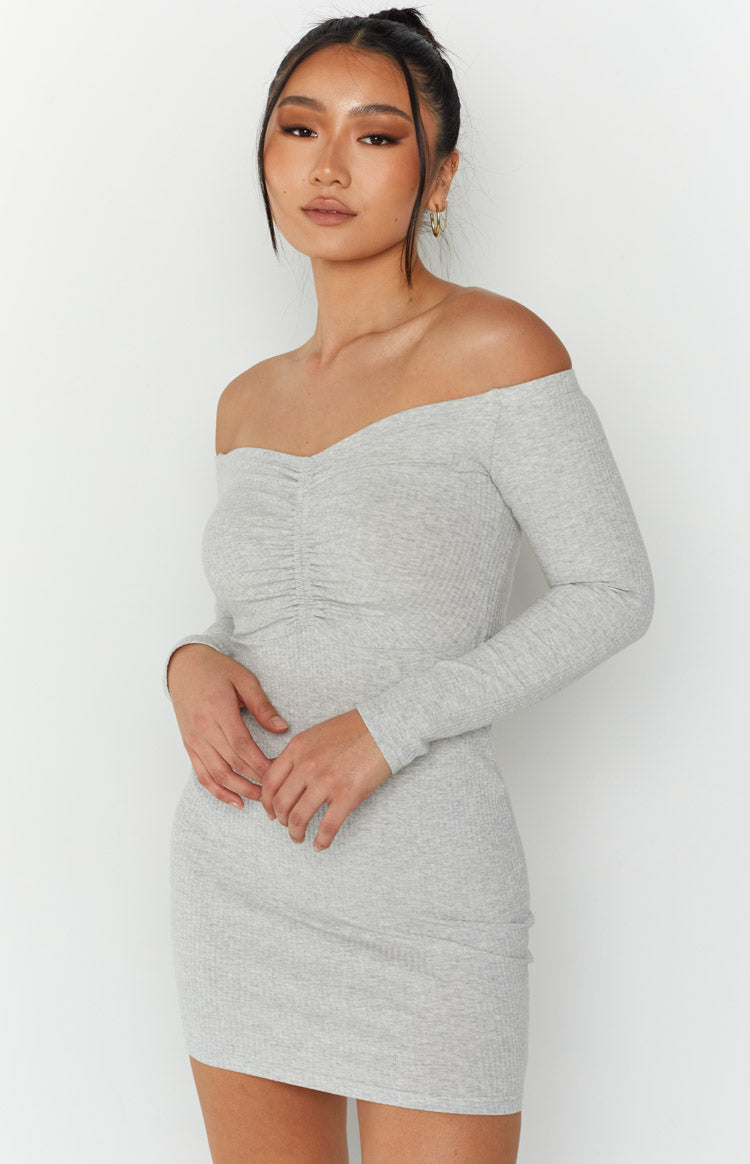 Amarie Grey Mini Dress
