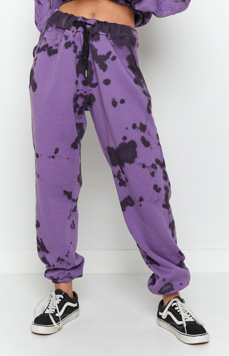 Nana Judy Avenue Trackpant Violet Tie Dye