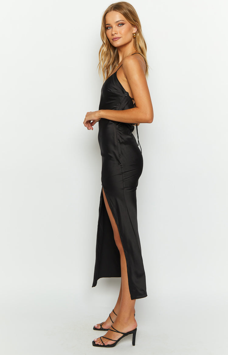 Eternal Black Formal Maxi Dress