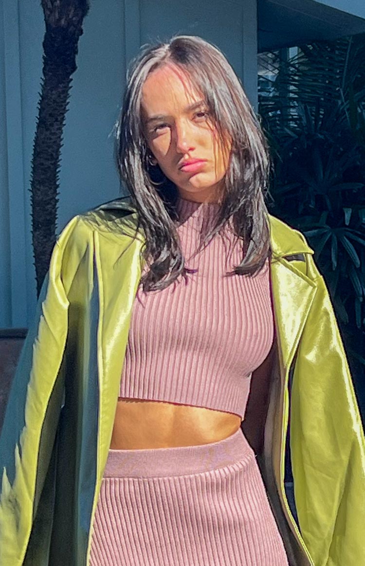 Zayrah Mocha Knit Tank