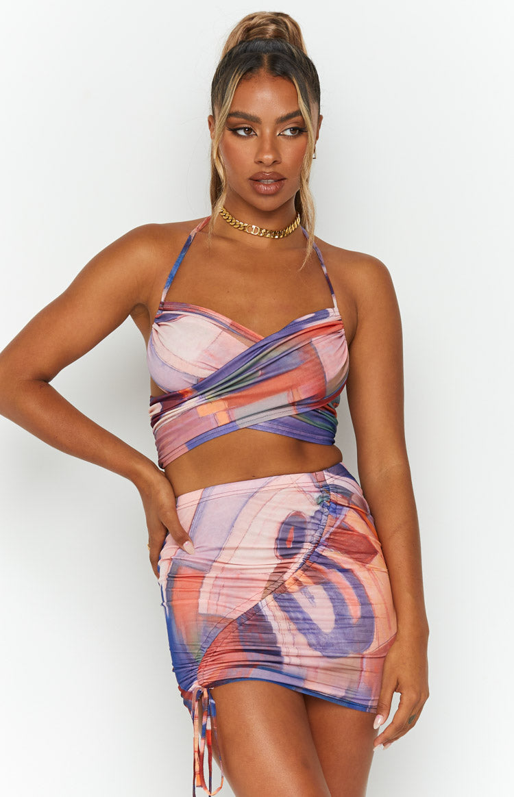 Aimee Multi Mini Skirt