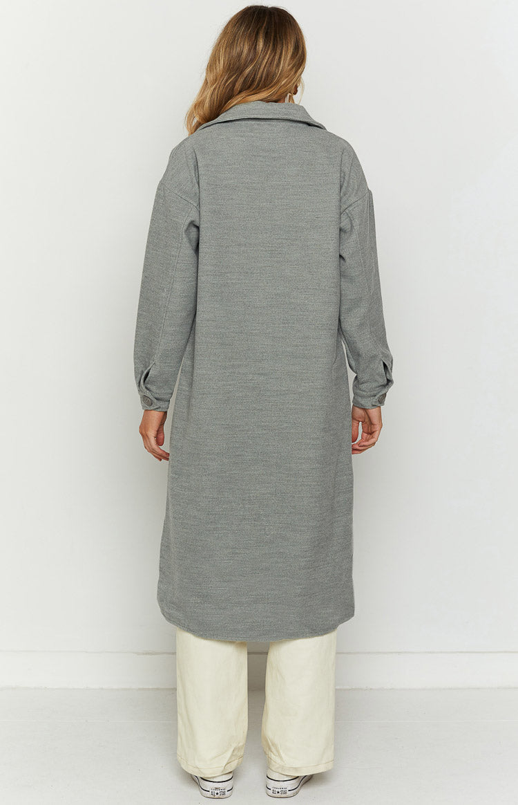 Cullen Grey Longline Shacket