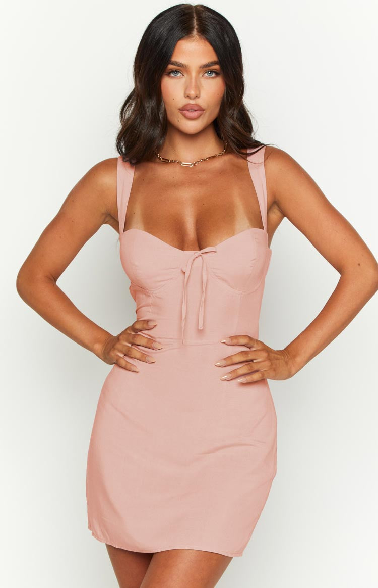 Edith Pink Mini Dress