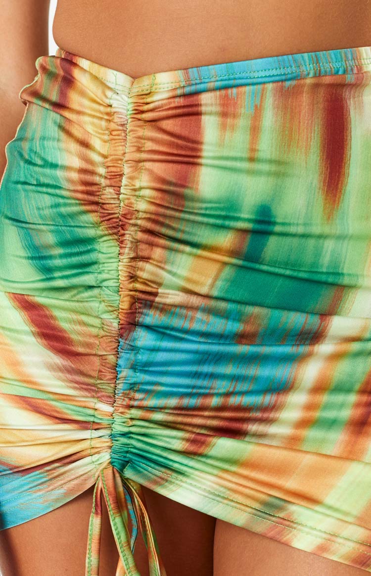 Felicity Multi Ruched Mini Skirt