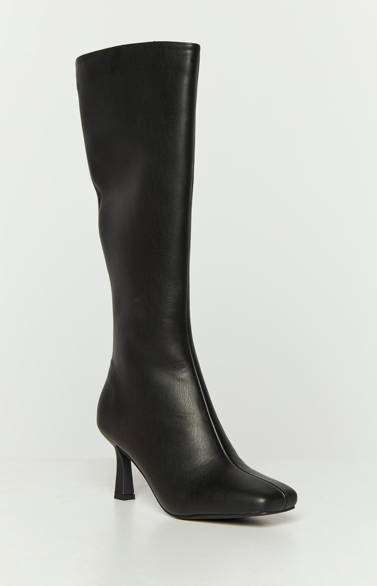 Therapy Candid Black Knee High Boots