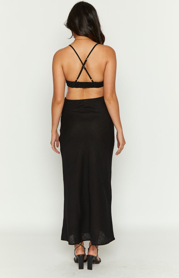 Lene Black Maxi Dress