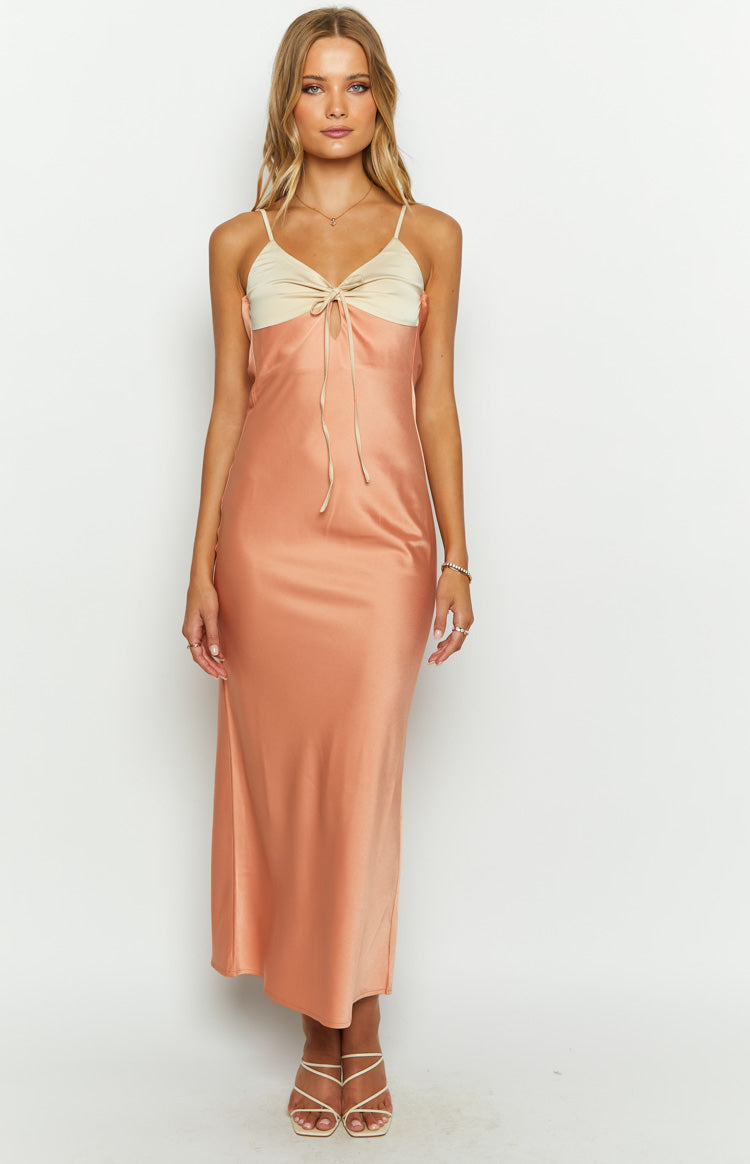 Fern Orange Maxi Dress