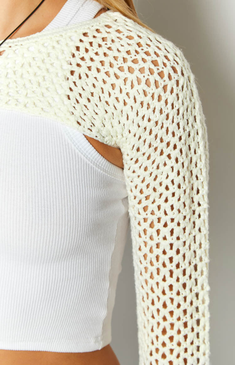 Amarlie Cream Shrug