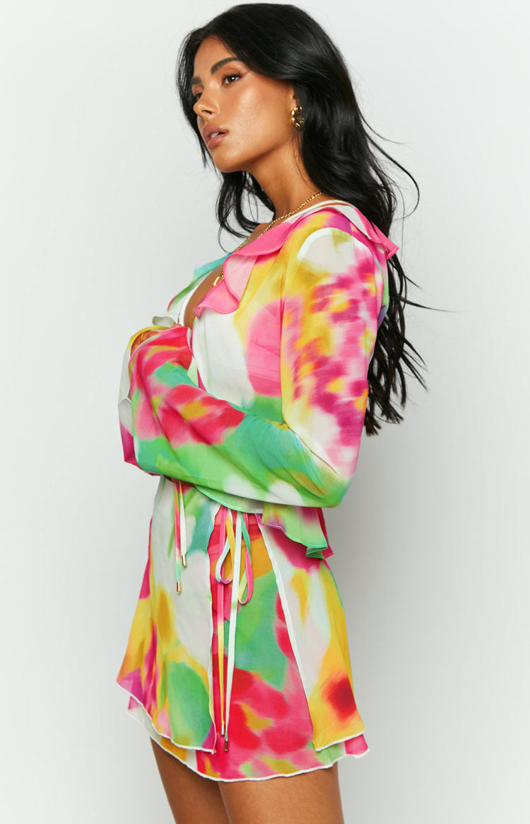 Kazan Floral Print Mini Skirt