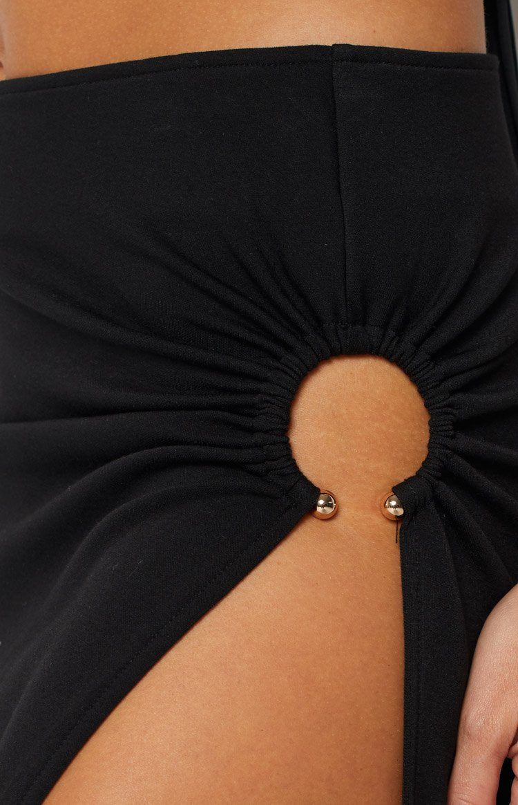 Cooper Black Maxi Skirt