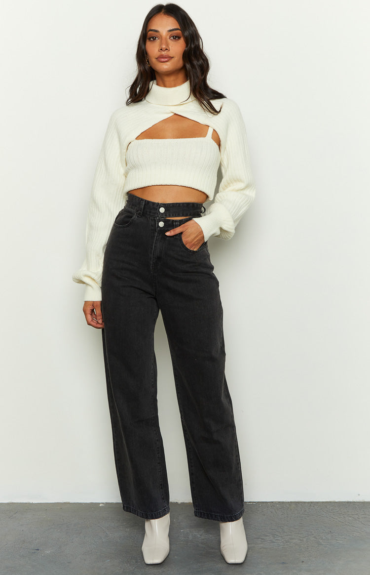 Edge Black Denim Jeans