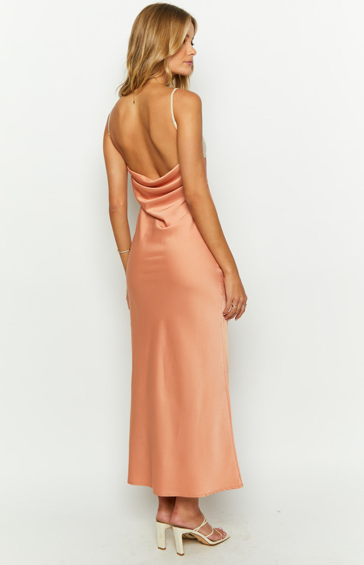 Fern Orange Maxi Dress