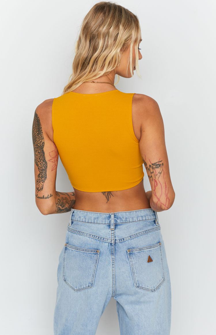 Sloanne Crop Top Mango