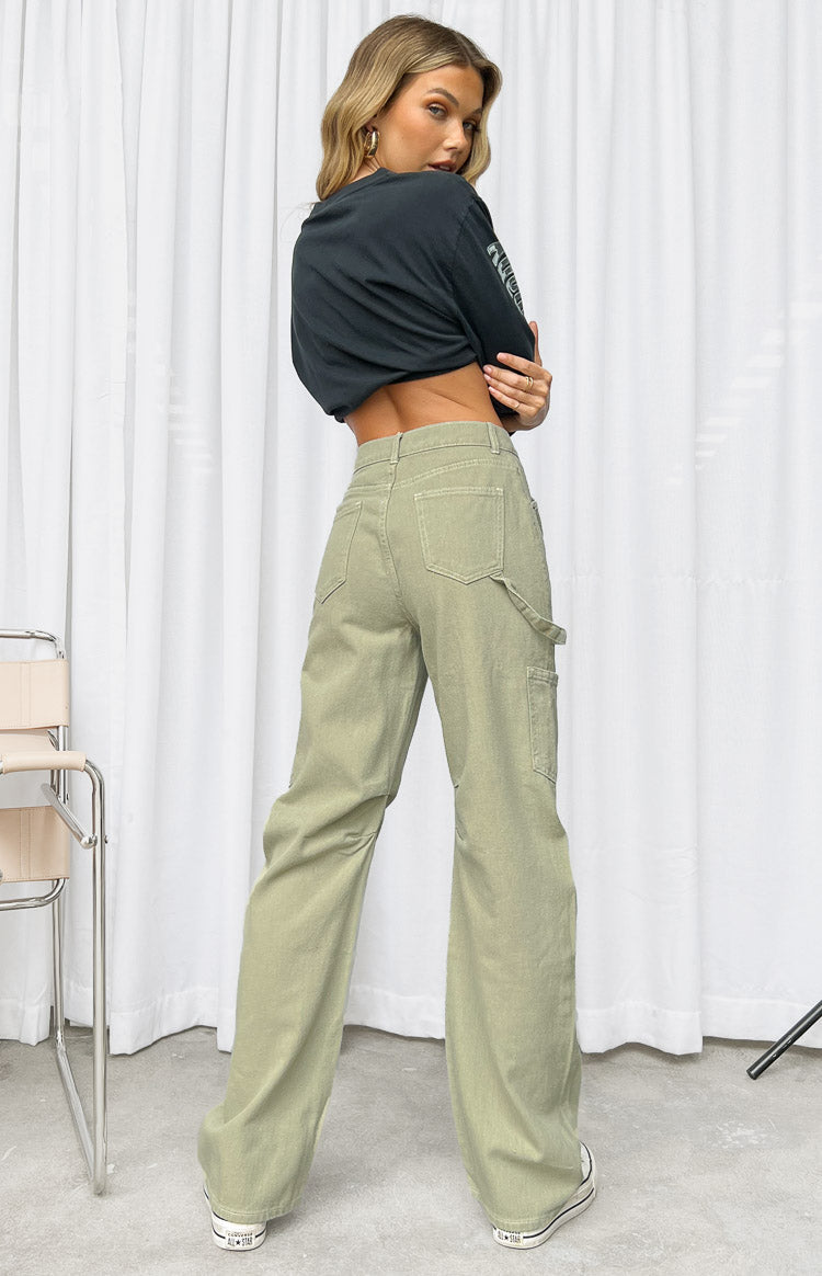 Lioness Miami Vice Light Khaki Pants
